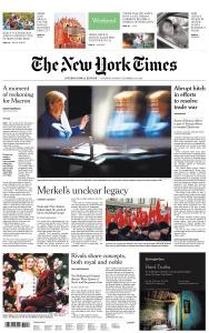 International New York Times - 08-09 December 2018 (.PDF) International New York Times - 08-09 December 2018 (.PDF)