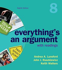 Everything's An Argument with Readings, 8th Edition Everything's An Argument with Readings, 8th Edition