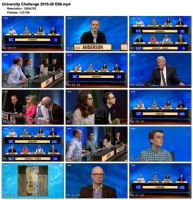 University Challenge 2019-20 E06 (1280x720p HD, 50fps, soft Eng subs)