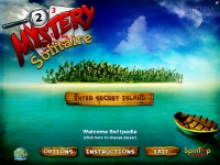 Mystery Solitaire Secret Island - Board & Card