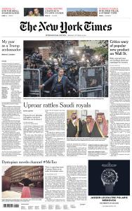 International New York Times - 22 October 2018 (.pdf) International New York Times - 22 October 2018 (.pdf)