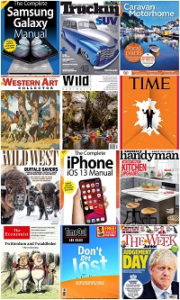 50 Assorted Magazines - October 07 2019