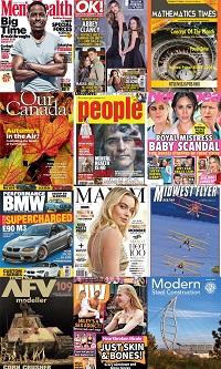 50 Assorted Magazines - October 27 2019
