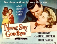 Never Say Goodbye [1956 - USA] Rock Hudson drama