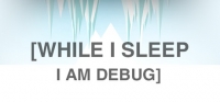 While I Sleep I am Debug While I Sleep I am Debug